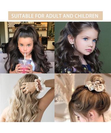 2-Piece Heatless Hair Rollers | No Heat Curls Silk Ribbon Curling Rods | Overnight Foam Curlers for Long & Medium Hair (Black+Leopard) - Buy Online on GoSupps.com