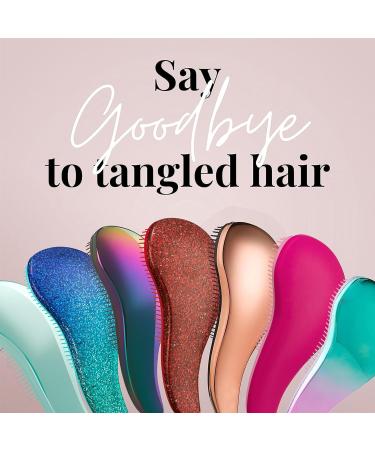 Lily England Detangle Hair Brush for Curly Hair Straight Thick & Natural Hair - Gentle Detangling Hairbrush for Kids Women & Toddlers - Detangler Hair Brush with Flexible Bristles Red Glitter 1 Count (Pack of 1) A.Red - Buy Online on GoSupps.com