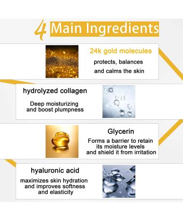 Seed Spring 24K Gold Eye Mask - Hydrating Collagen Patches for Dark Circles, Puffiness, and Wrinkles - 30 Pairs - Buy Online on GoSupps.com