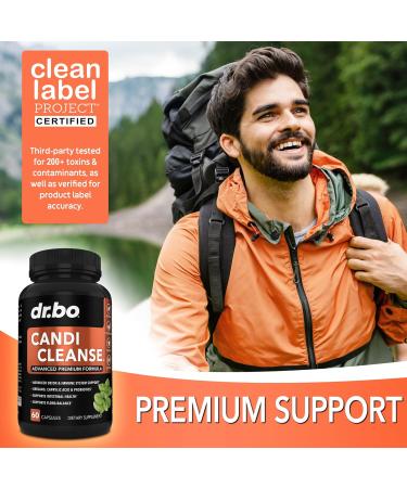 Candida Cleanse Detox for Women & Men - Organic Oregano Oil Drops Caprylic Acid Black Walnut Wormwood Candi Support Capsules Supplement - Natural Oral Anti Overgrowth Gut Balance Flora Complex Pills - Buy Online on GoSupps.com