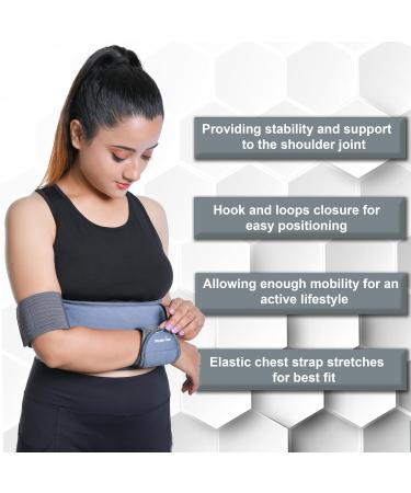 Buy Toilet Shoulder Support Bandage | Youth Shoulder Stabilizer & Compression Bandage for Rotator Cuff Surgery - Size 3 (36-40) | International Shipping Available - Buy Online on GoSupps.com