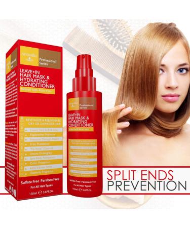 Arvazallia Premium Argan Oil Hair Treatment Bundle - Hydrating Conditioner Spray for Dry/Damaged Hair - Professional Grade Repair - Buy Online on GoSupps.com