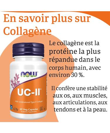 Now Foods UC-II (Collagen Type 2) with Minerals 60 Capsules Lab Tested Gluten Free Soy Free Non-GMO - Buy Online on GoSupps.com