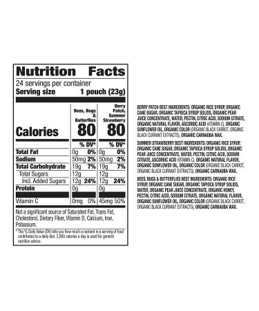 Annie's Organic Bunny Fruit Snacks Variety Pack - Gluten Free - 24 Pouches - Buy Online on GoSupps.com