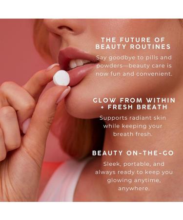 NOOZ Beauty Mints - Sugar-Free Biotin Mint for Glowing Skin, Healthy Hair & Strong Nails - Juicy Pear Flavor | Travel-Friendly Supplement with Antioxidants, Vitamin C, B6 & B12 | Non-GMO, 25 Mints Juicy Pear Single Tin - Buy Online on GoSupps.com