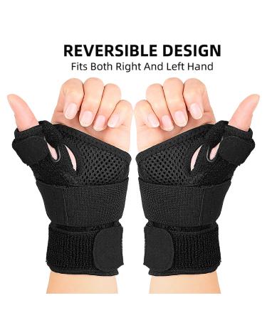 Thumb Splint & Wrist Brace for Tendonitis Arthritis Relief | Adjustable Wrist Support for Men & Women - Buy Online on GoSupps.com