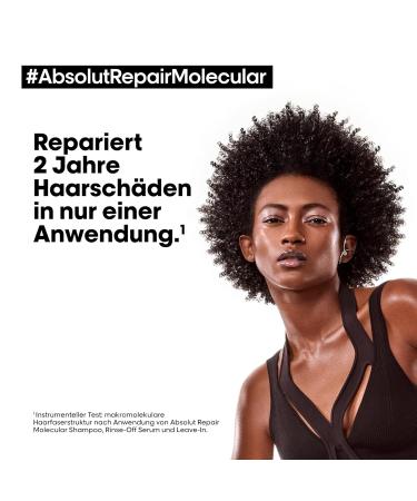 L'Or al Professionnel Absolutely Repair Shampoo 300ml - Molecular Depth Repair with Peptide Bonder & 5 Amino Acids - Expert Care for Structured Hair - Buy Online on GoSupps.com