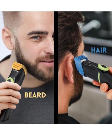 Barberboss Beard Trimmer Men & Hair Clippers Men Nose Trimmer Men Mens Grooming Kits Waterproof-QR-6090 - Buy Online on GoSupps.com