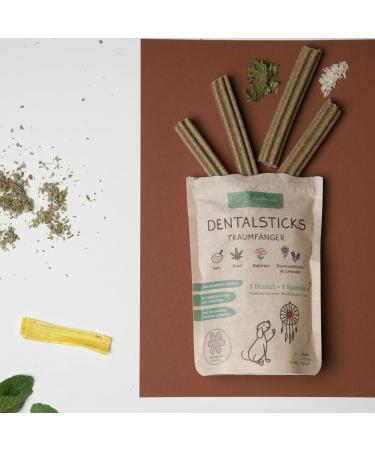 Hundreds Dental Sticks for Dogs - 100% Natural Vegan Hypoallergenic Chew Sticks - 3 Pack for Tartar & Dental Care - Trial Package - Buy Online on GoSupps.com