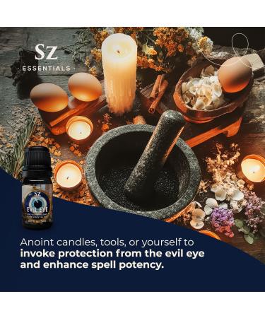 Evil Eye Protection Pure Essential Oil Blend - All-Natural Oils for Spells Cleansing Amulets & Rituals - Safeguard Against Negativity Evil & Harm -Therapeutic Grade & Vegan (5ml) Evil Eye - Protection Blend 0.17 Fl Oz (Pa  - Buy Online on GoSupps.com