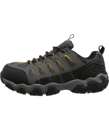 Skechers Men's Blais Steel-Toe Hiking Shoe 13 Dark Gray - Workwear Footwear - Buy Online on GoSupps.com