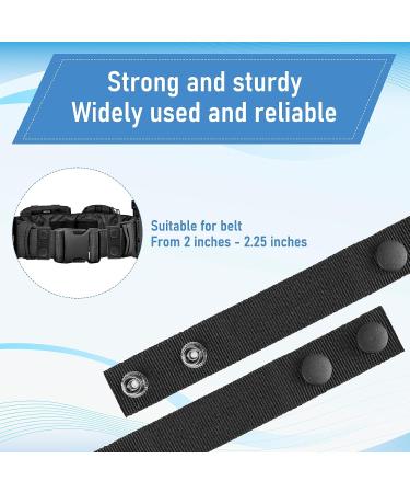4-Pack Nylon Duty Belt Keepers - Elastic Belt Holder for 2 & 2.25 Safety Belts | Tactical Police & Military Accessories - Buy Online on GoSupps.com