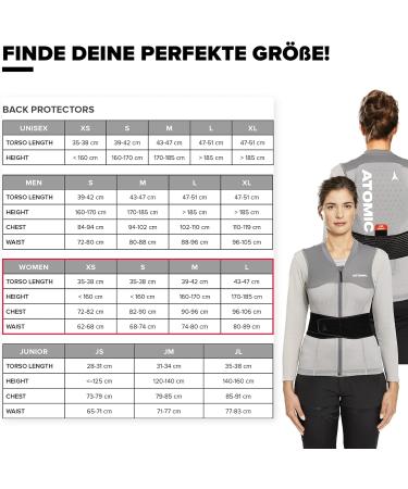 Atomic Live Shield Vest M - High-Quality Men's Back Protector | Multi-Density Foam | Light & Breathable | Unrestricted Movement | Gray XS - International Shipping Available - Buy Online on GoSupps.com