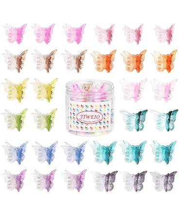 50 Pieces Butterfly Hair Clips Mini Hair Clips, Tiweio Small Hair Claw Clips Pastel Hair Clips Mini Cute Hair Accessories Clips for Hair 90s Women Girls with Box Package, 12 Assorted Gradient Colors 50 Count (Pack of 1) 12 Assorted Gradient Colors - Buy Online on GoSupps.com