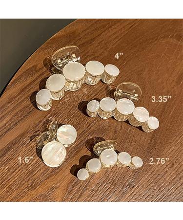 Agirlvct Large Grip Non-slip Hair Claw Clips - 4 Pack Mermaid Assortment - Buy Online on GoSupps.com