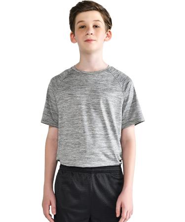 5 Pack Boys Athletic Shirts - Youth Activewear Dry Fit Tees - Short Sleeve Performance Tshirts for Kids - Small - Buy Online on GoSupps.com