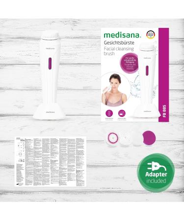 Medisana FB 885 Electric Facial Cleaning Brush - Deep Pore Cleansing 4 Attachments Timer & Auto Switch-Off - Ideal for All Skin Types - Buy Online on GoSupps.com