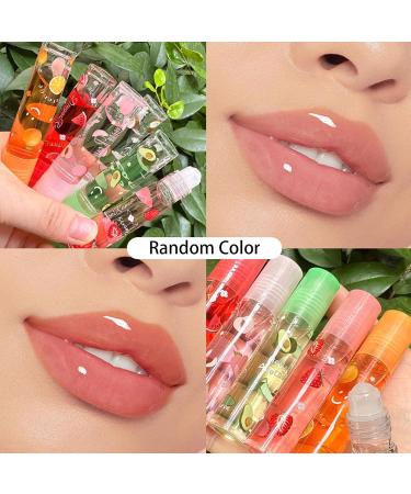 Shop Lip Oil Set for Teenage Girls | Fruity Flavors Roll On Lip Gloss & Moisturizer | Perfect Gift for Dry Cracked Lips - Buy Online on GoSupps.com