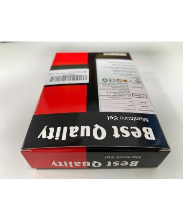 Manicure Set Professional Nail Clippers Kit Pedicure Care Tools 23pcs Stainless Steel Grooming Tools with Black PU Leather Case for Travel or Home (Gold/Silver) - Buy Online on GoSupps.com