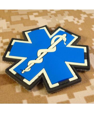 Glow-in-the-Dark EMS EMT Medic Paramedic Morale Patch | Tactical PVC 3D Fastener - Buy Online on GoSupps.com