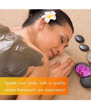 SPA REDI Clay Mask - Mandarin 16 Oz | Deep Cleansing & Detoxifying Bentonite Clay for Pedicure & Body - Buy Online on GoSupps.com