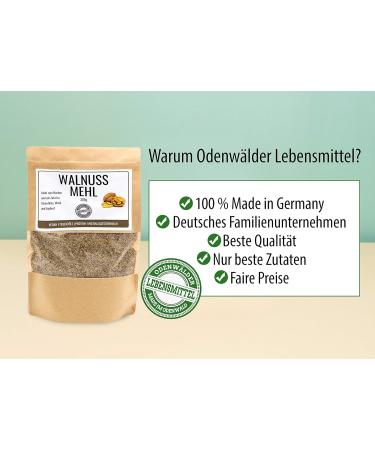 Buy Odenw lder 300g Premium Walnut Flour - Vegan High Protein German Quality - Finely Ground & Partially Deoiled - Buy Online on GoSupps.com