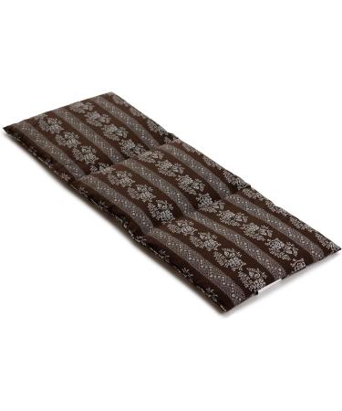 Spelt Pillow 50x20cm - Large 3-Chamber Flower-Brown | Grain Pillow for Heat & Cold Therapy - Buy Online on GoSupps.com