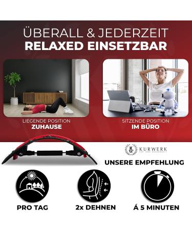 Kurwerk 2024 Premium Back Extensor with Magnetfeld Therapy & German Guidance | Adjustable Device for Back Training - Buy Online on GoSupps.com