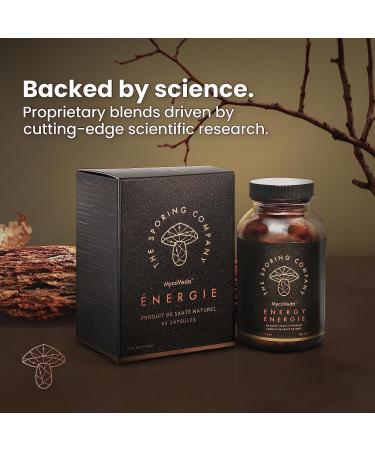 The Sporing Company Mycoveda Energy - Stamina Boost and Endurance with Cordyceps Ashwagandha Guarana - Buy Online on GoSupps.com