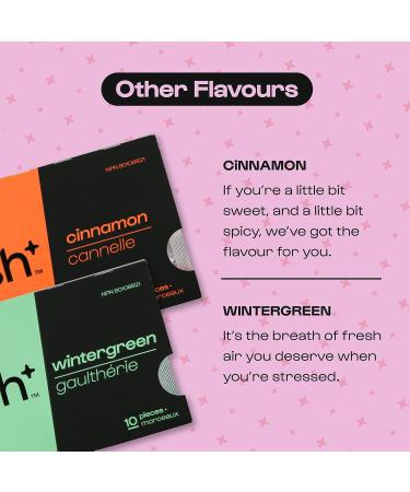 Sesh+ Nicotine Gum Pomegranate 100 Pieces 4mg Per Piece - Help Quit Smoking Discreet Usage Long Lasting Flavour Smokeless Stain Free 10 count (Pack of 10) - Buy Online on GoSupps.com