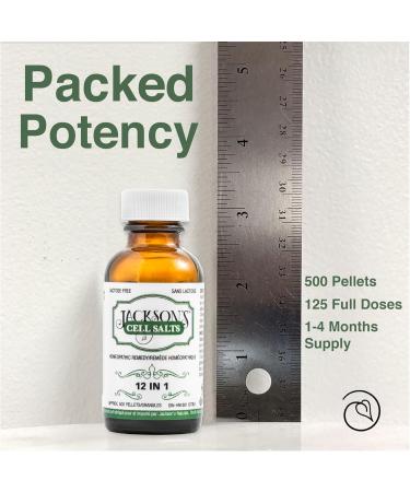 Buy Jackson's 12-in-1 Cell Salt (500 Pellets Size 30) | Certified Vegan & Lactose-Free | Best for Health & Wellness | International Shipping Available - Buy Online on GoSupps.com