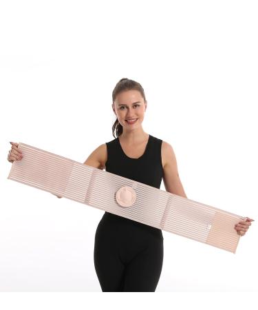 Adjustable Umbilical Hernia Support Belt for Women, Orthopedic Navel Brace - S/M (24-38 inch) | Comfortable Postpartum Girdle for Hernia Relief - Buy Online on GoSupps.com