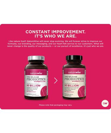 NatureWise Women's Care Time Release Probiotics - 40 Caplets for Digestive Health - Buy Online on GoSupps.com