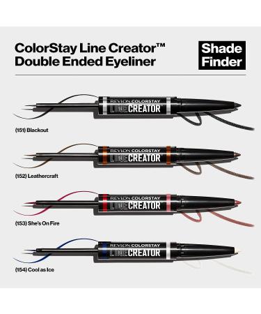 Revlon ColorStay Liquid Eyeliner & Smoky Kohl Pencil - Waterproof & Transferproof - 154 Cool as Ice - Buy Online on GoSupps.com