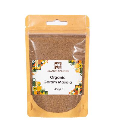 Organic Garam Masala Powder 45g by Manor Springs Organic