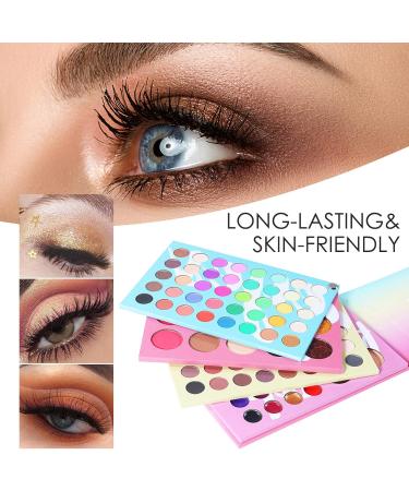 Eyeshadow Palette Long Lasting Waterproof Eye Shadow 121-Colors | All-in-1 Board Matte Eye Shadow Pearlescent Nude Makeup Palette Eyes Cosmetic - Buy Online on GoSupps.com