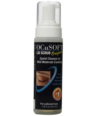 Ocusoft Lid Scrub Foaming Eyelid Cleanser, 7.25 Fluid Ounce