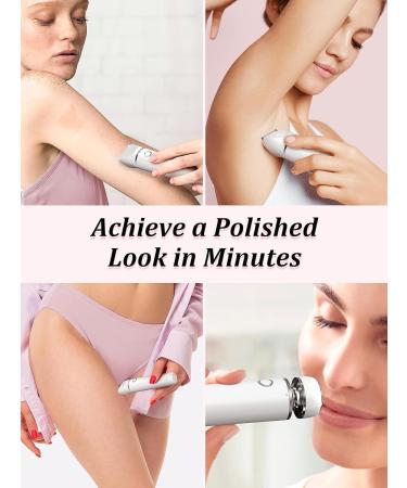Cayzor Women's Bikini Trimmer & Shaver - 2-in-1 Wet/Dry Electric Body Hair Removal Tool for Painless Grooming - Cordless & Waterproof (White) - Buy Online on GoSupps.com