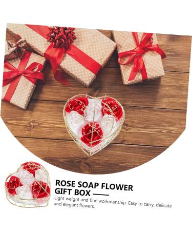 Didiseaon 2 Sets Soap Box Colorful Soap Forever Preserved Rose Roses Fresh Flowers Ladies Baskets Simulation Soap Fine Box Iron - Buy Online on GoSupps.com