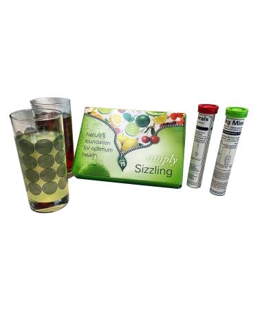 Simply Natural Pure Plant Derived Sizzling Minerals (Cherry Berry + Lemon/Lime Flavour)