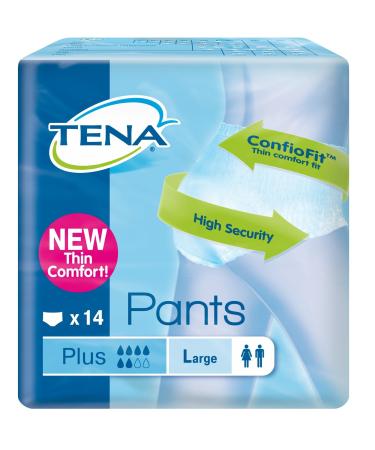 Tena Value Pack Adult Diapers Size L 100 - 135 cm 4 Packs of 14 L (56 Pack)