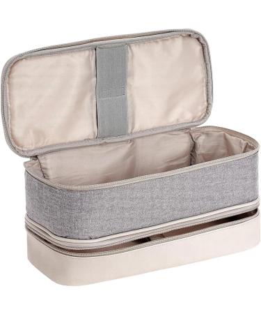 caits Blow Dryer Bag Hair Travel Bag Hair Dryer Case Double-Layer Hair Tool Bag Makeup Bag Bathroom Organizer Travel Case for Hair Dryer Brush Styler Hot Tools - Buy Online on GoSupps.com