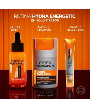 L'Oreal Paris Men Expert Gel Ultra Moisturising Anti-Fatigue Eye Roll-On 10ml | Buy Online Internationally - Buy Online on GoSupps.com