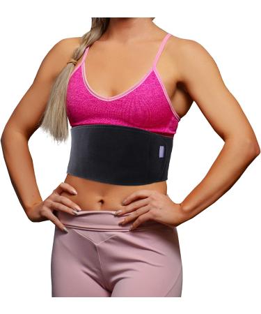 Everyday Medical Bamboo Charcoal Rib Support Brace - Accelerate Healing of Cracked, Dislocated, Fractured Ribs - Small/Medium (Pack of 1) - Buy Online on GoSupps.com