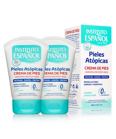 Instituto Español Foot Cream | Daily Moisturizing Cream for Atopic Skin | Intense Nutrition Regenerating Cream for Puguous Skin | Multi-purpose Natural Soothing To Prevent Dryness, 200 ml