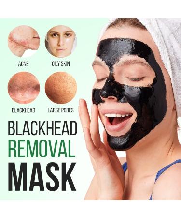 Black Head Remover Charcoal Peel Off Mask - Deep Cleansing Pore & Acne Treatment for All Skin Types - Buy Online on GoSupps.com