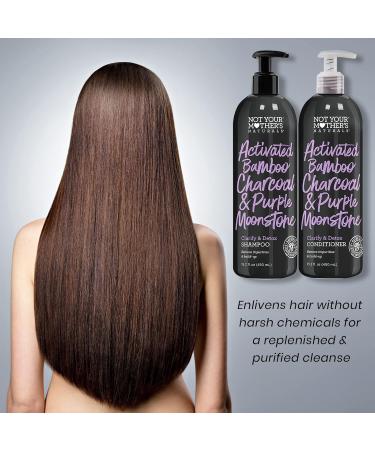 Not Your Mother's Naturals Bamboo Charcoal Shampoo + Conditioner Set - 15.2 Oz Each - Buy Online on GoSupps.com
