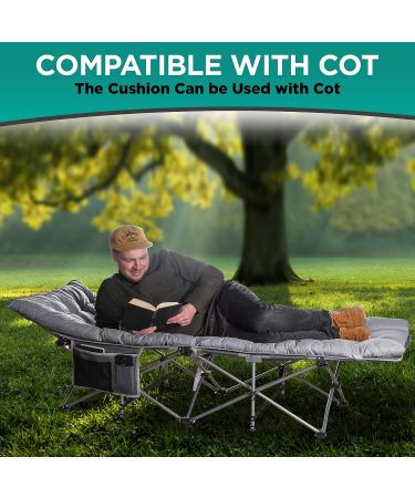 Zone Tech Outdoor Camping Cot Pads Mattress - Classic Gray Premium Quality Comfortable Thicker Cotton Sleeping Cot Lightweight Waterproof Bottom Pad Mattress for Adult  Kid 1-pack - Buy Online on GoSupps.com