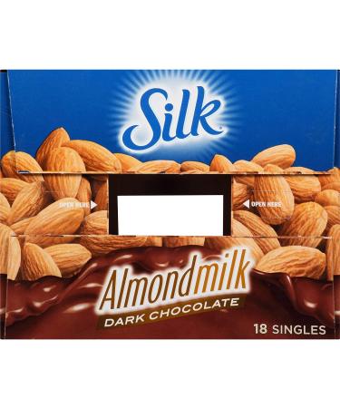 Silk Organic Almond Milk - Original 8 fl oz (Pack of 18) - Dairy-Free, Healthy & Delicious - Buy Online on GoSupps.com