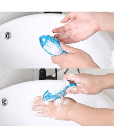 PROMEDIX Two-Sided Nail Brush Set - 4pcs Fingernail and Toe Cleaner Brushes - Buy Online on GoSupps.com